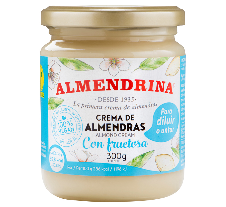 Caja 6 Uds Crema De Almendras Fructosa 300gr Almendrina